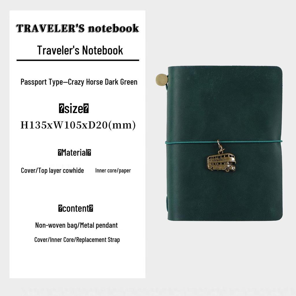 Дневник путешествий по Теннесси: Блокнот ручной работы из винтажной коровьей кожи