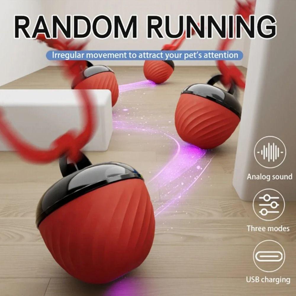 3 Modes Intelligent Dog Toy Ball Creative Automatic Moving Bouncing Ball Teeth Grinding Sports