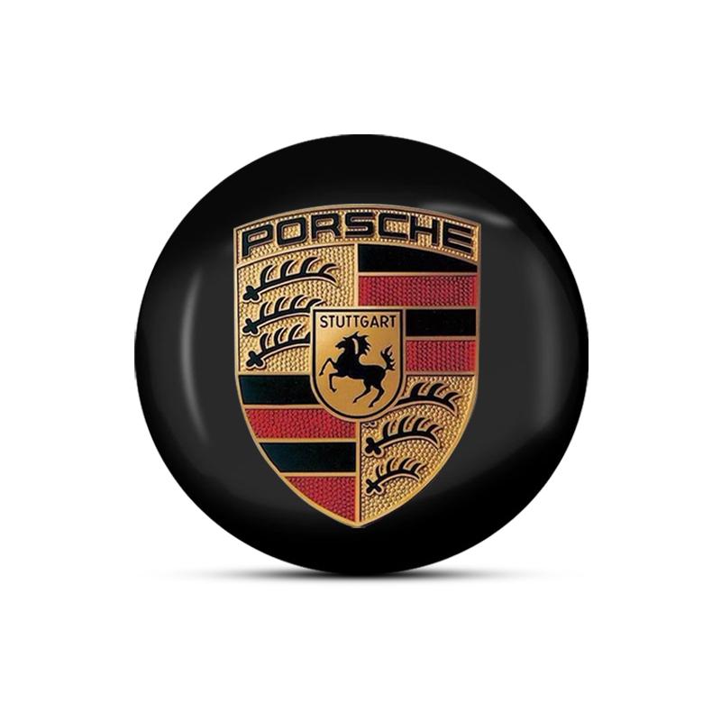 4Pcs 56mm Car Wheel Center Hub Caps Sticker Accessory For Porsche Boxster Cayenne Panamera Macan Cayman 911 918 996 917 991