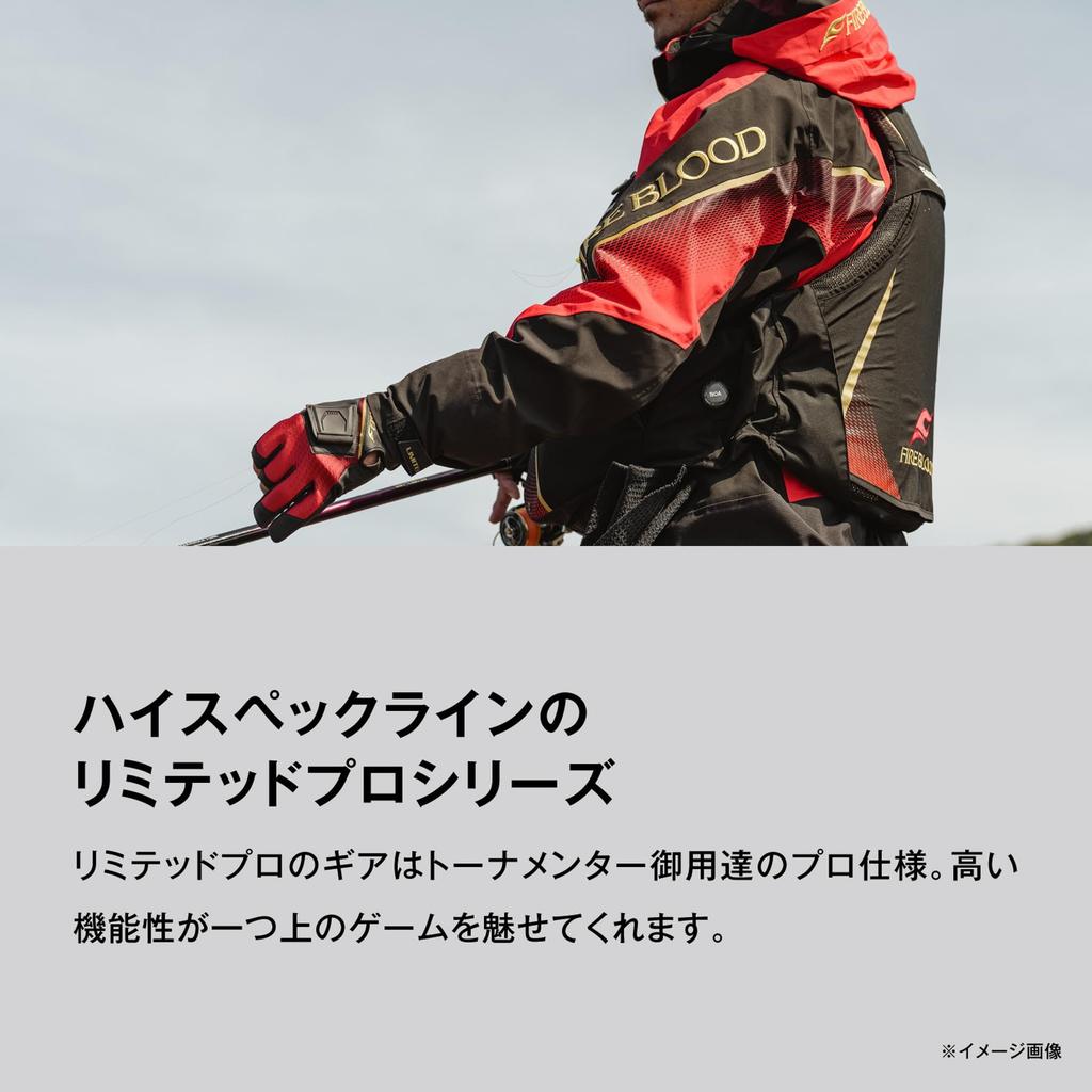 Перчатки Shimano Limited Pro Titanium Alpha Limited XL, 3-пальцевый крой, GL-110X Черные,