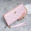 New Europe and the United States Luxury Fresh Fragrance Ladies Wrist Wallet Card Multi-card Ladies Cross-border Mobile Phone Bag