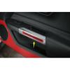 For Ford Mustang 2015- Gloss Red Interior Door Handle Cover Decoration 2PCS