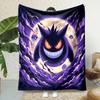 1PC Pokemon Gengar Cartoon Blankets Soft Fluffy Plush Blanket Sofa Office Quilt Throw Picnic Beach Suitable for All Seasons