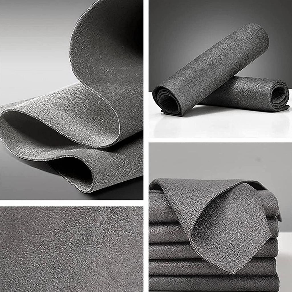 2Pcs Thickened Magic Cleaning Cloth, Streak-Free Miracle Cloth, Reusable Glass Microfibre Cleaning Cloth, All-Purpose Microfibre Towels