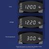 Многофункциональный 3 в 1 Водонепроницаемый IP67 DC 6V-30V Цифровой Часы-Таймер Термометр Вольтметр