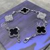 New Four-leaf Clover Bracelet 18k High-end Mother-of-pearl Jewelry Women's Bracelet