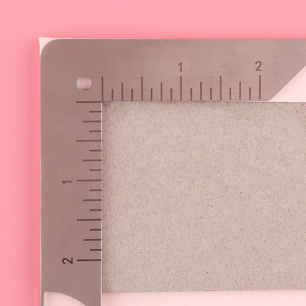 Multi-Function Book Cover Guide 5-in-1 Gauge Ruler Durable Book Cover Positioning Ruler