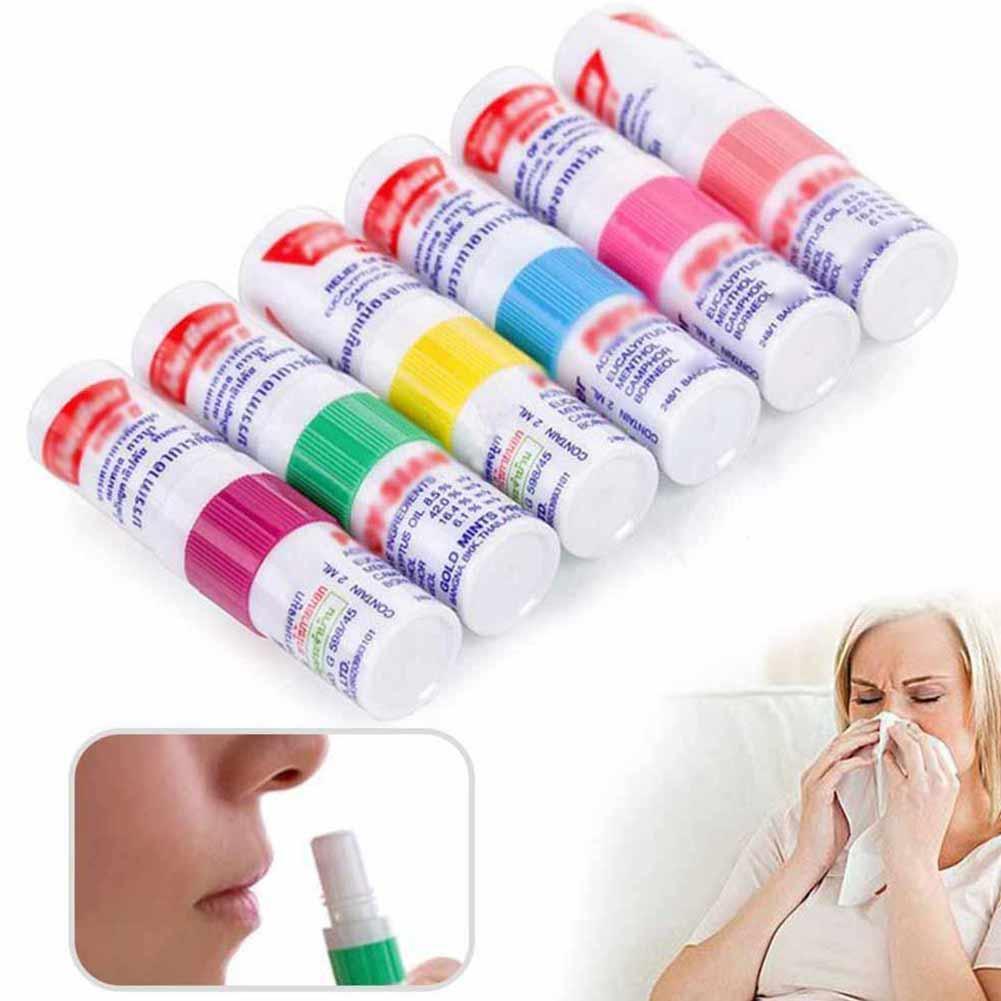 Thailand Nasal Inhaler Nasal Mint Essential Cylinder Stick U0K5