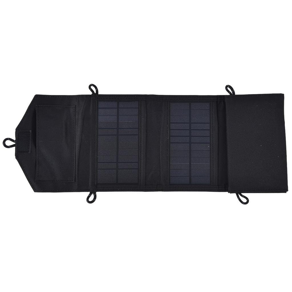 15W 5V Portable Solar Folding Panel Power Station Outdoor USB Solar Panel Power Bank for Camping