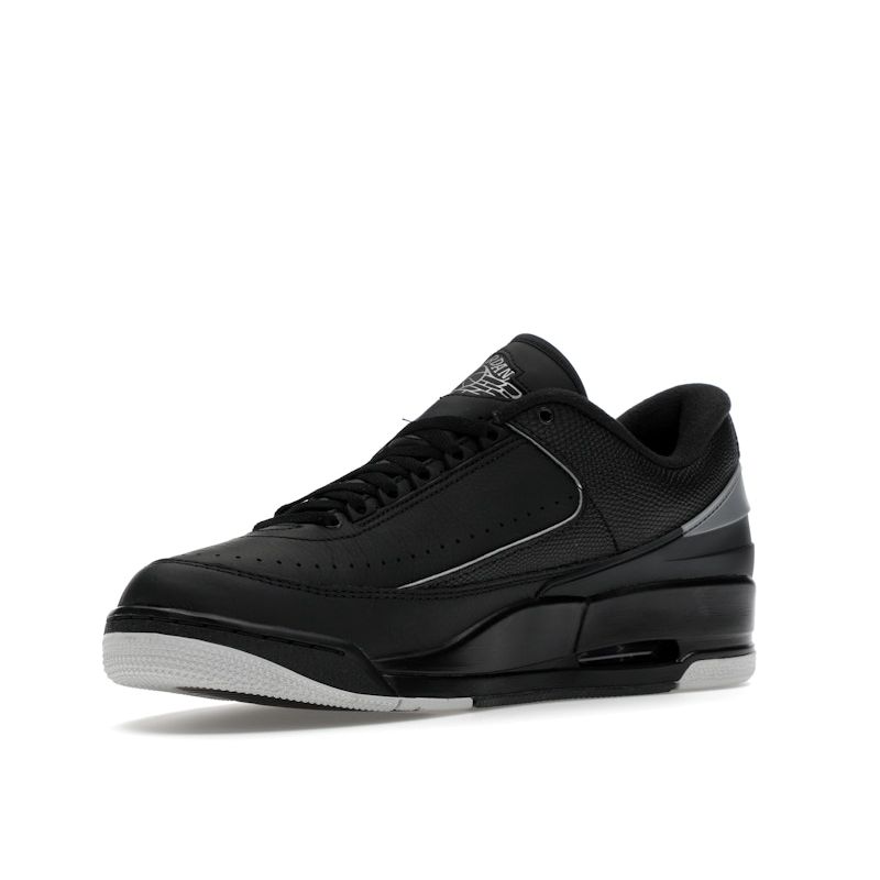 Air Jordan 2/3 черные металлические серебристые мужские кроссовки FD0383-001