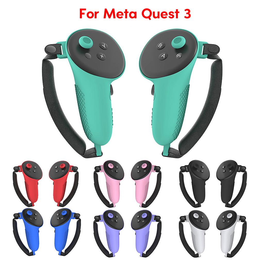 Защитный чехол для ручки, защитный чехол из ТПУ для игрового контроллера 3 VR, противоскользящий чехол, аксессуар VR