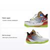 Баскетбольные кроссовки Li Ning Youth Pioneer Team 3.0 V2 Stability Support Non-Slip Rebound Mid-Top Детские баскетбольные кроссовки Белые YKBT072-5