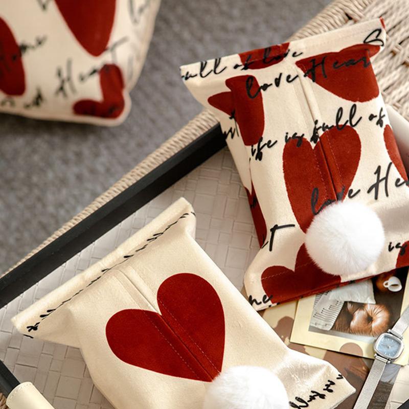 1 шт. коробка для салфеток, пара, любовь, свет, роскошный стиль, ящик, Ins Wind, автомобиль, сумка для салфеток, гостиная, дом, автомобиль, многостильный