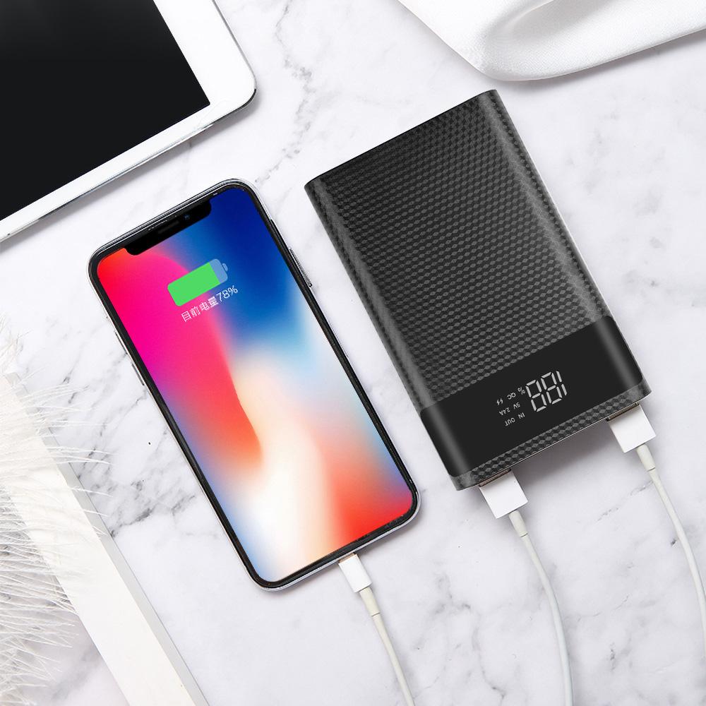 Блок питания для сверхбыстрой зарядки, 20000 мАч, ящик для хранения заряда аккумулятора, чехол для аккумулятора 8x18650, 9 В, 25 Вт, без аккумулятора для iPhone