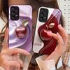 Картина маслом с яблоками для Samsung Galaxy S10 4G S20 11E 30 S21 21 22 S24 Fe Pro S23 S25 Ultra 5G S9 Чехол для телефона из закаленного стекла