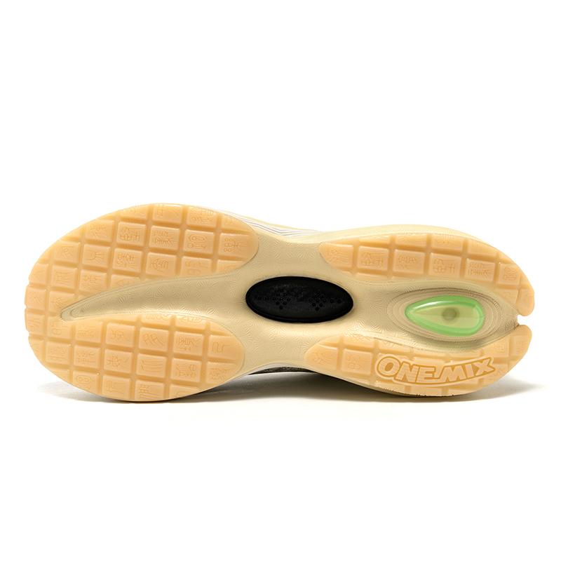 ONEMIX Sports Shoes Women Autumn And Winter Leather Cover Cold Waterproof Lightweight Comfortable Breathable Running Shoes