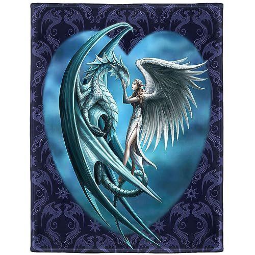 Angel Print Blanket Soft Comfortable Flannel Blanket Sheets Sofa Nap Blanket