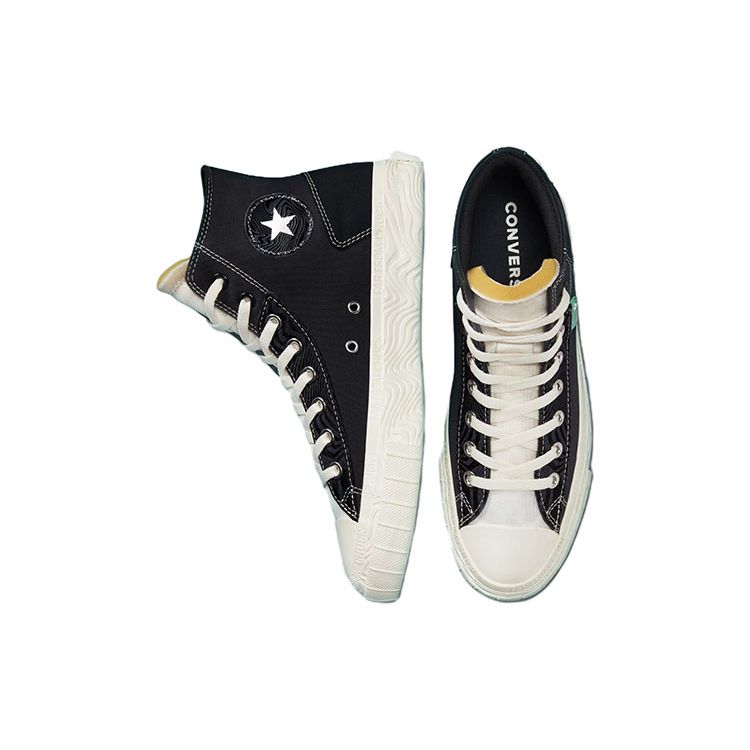 Converse Chuck Taylor All Star High Tear Away - Dark Smoke Grey Unisex Sneakers Vintage-White A01686C