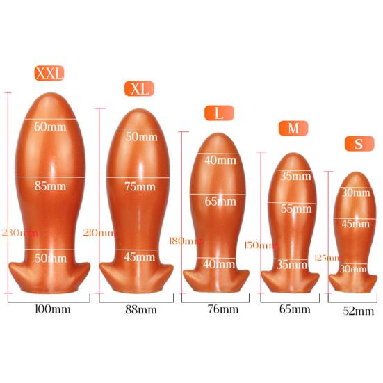 Мягкая огромная анальная пробка, большая анальная бусина, стимулятор расширения ануса, фаллоимитатор в форме яйца