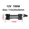 113*35*26мм Изоляционно-термостатический 12В/24В/110В/220В 100Вт PTC Керамический Воздухонагреватель Нагревательный Элемент