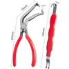 2 PCS Electrical Disconnect Pliers For Cars, 60 Degree Automotive Electrical Connector Pliers And Electrical Connector Separator Tool