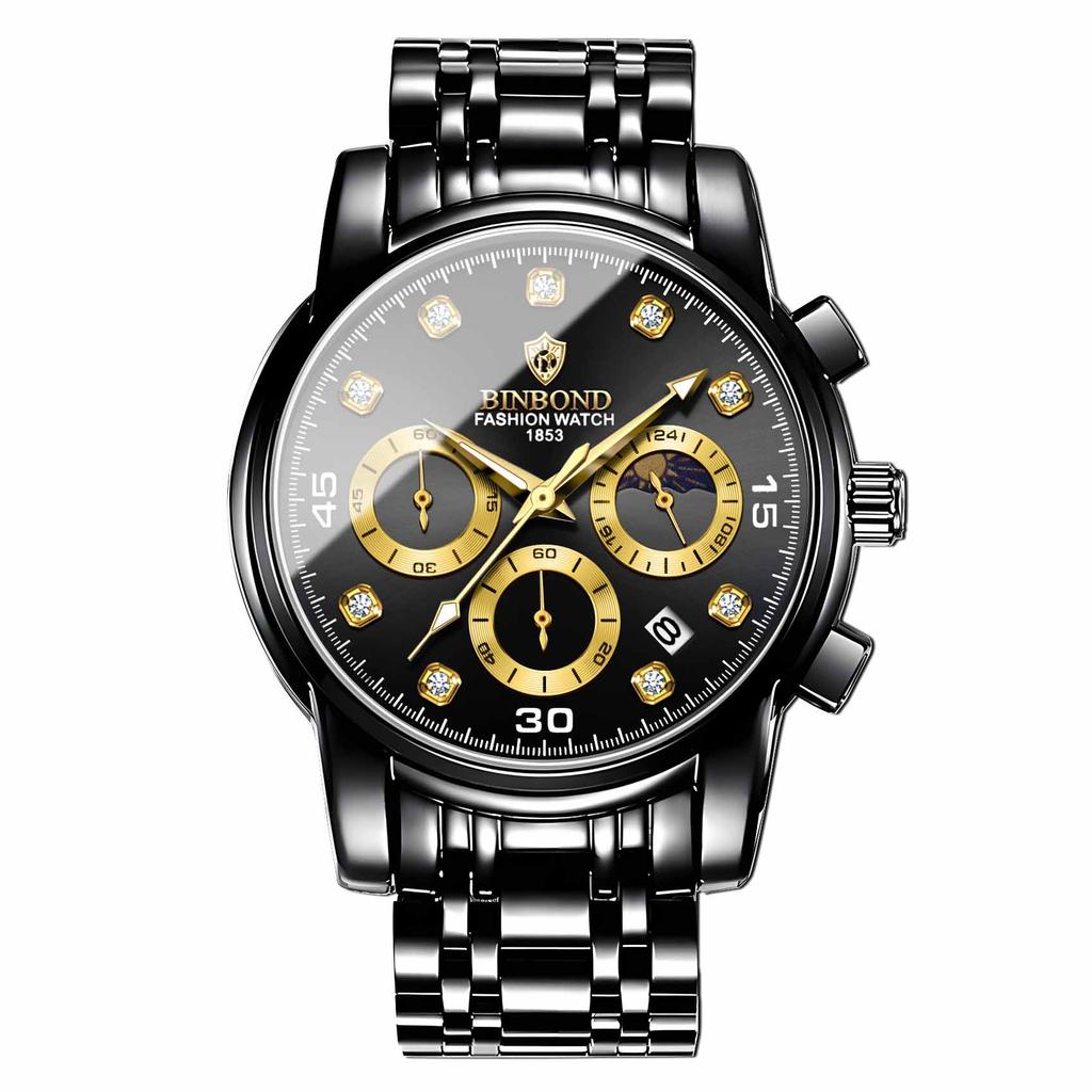 Мужские водонепроницаемые светящиеся наручные часы-будильник для бега