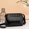 Large-capacity Middle-aged Mother Bag Soft Leather Fashion Shoulder Bag Retro Small Square Bag