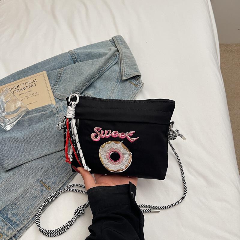 Fashion Casual Outside Handbags Women's Nylon Canvas Crossbody Bags Large Coin Money Change Mobile Phone Storage Shoulder Bags