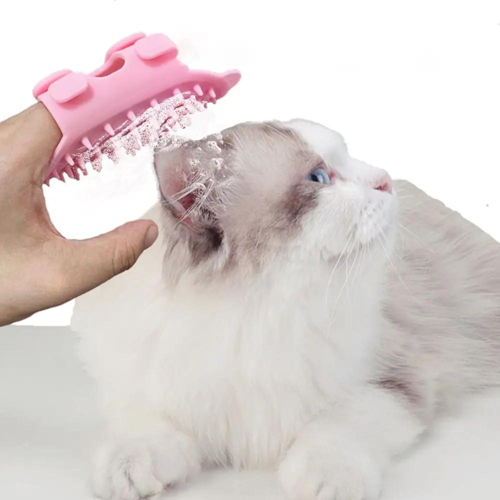 Pet Cat Hair Removal Massage Comb Cats Scratching Rubbing Brush Kitten Grooming Self Cleaning Wall Corner Cat Scratcher Combs
