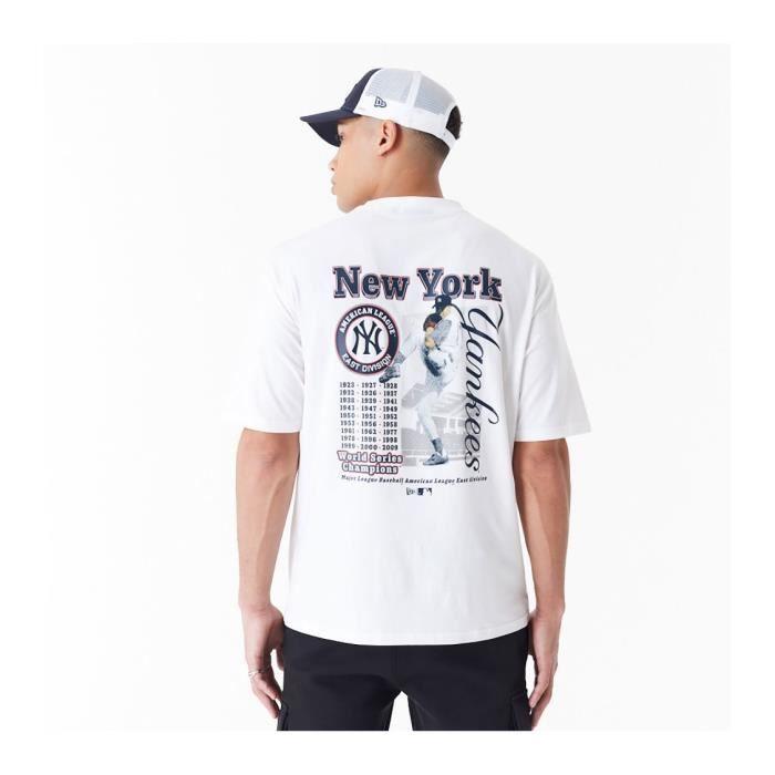 Футболка - NEW ERA - New York Yankees - Хлопок - Manches Courtes - Col classique