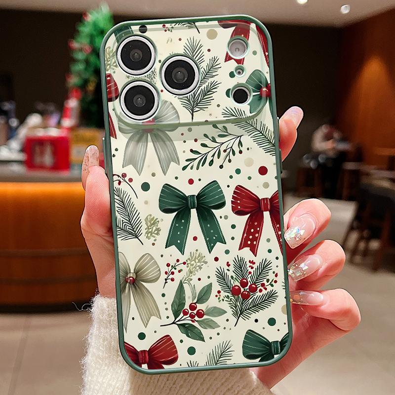 Чехол со стильным узором из разноцветных бантиков для iPhone 17 Pro Max iPhone 16 15 14 13 Pro Max Магнитный для Magsafe Гибридный ТПУ+ПК Матовая крышка