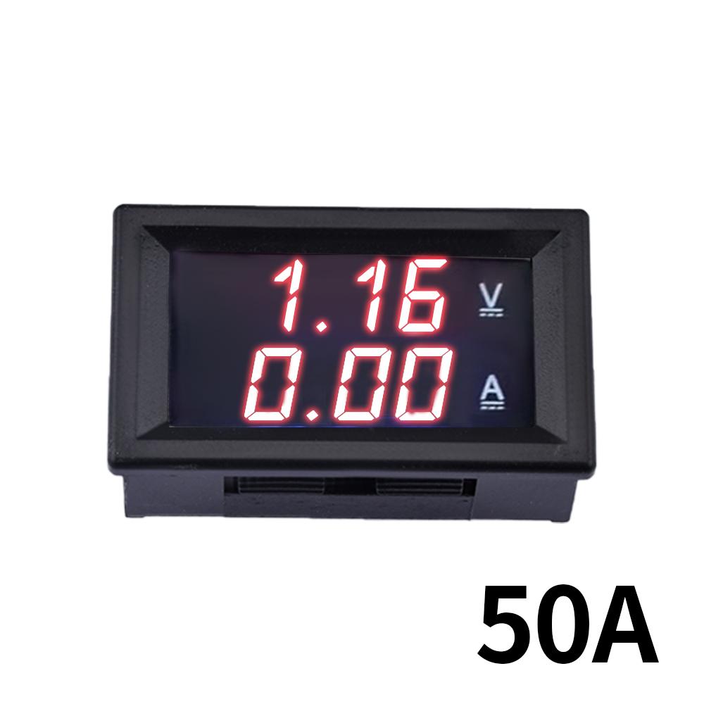 1.16'' 1-111V 11A 11A 111A Светодиодный цифровой вольтметр амперметр Измеритель напряжения Детектор напряжения Тестер Панель мониторинга