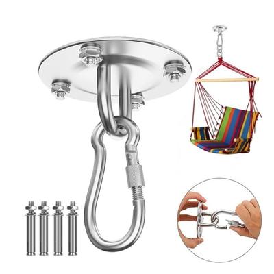 Кронштейн для подвешивания из нержавеющей стали, крепление для гамака, потолочный крюк, анкер, подвес для тренировок в зале, воздушной йоги, секс-качелей, набор для подвешивания