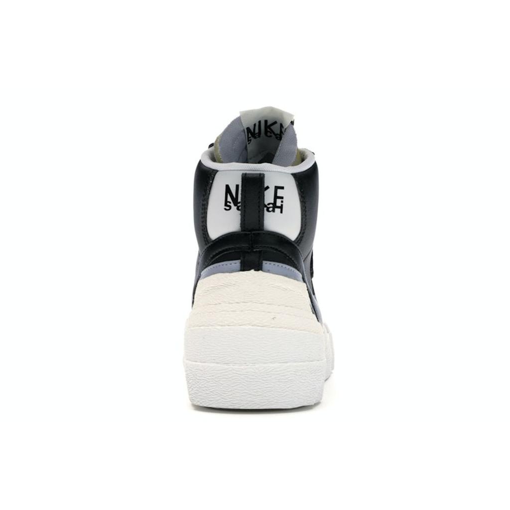 Sacai x Nike Blazer Mid Черно-серые Унисекс Кроссовки черно-антрацитовые BV0072-002
