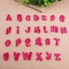 Pink Embroidered Alphabet Patch for Clothing Decoration