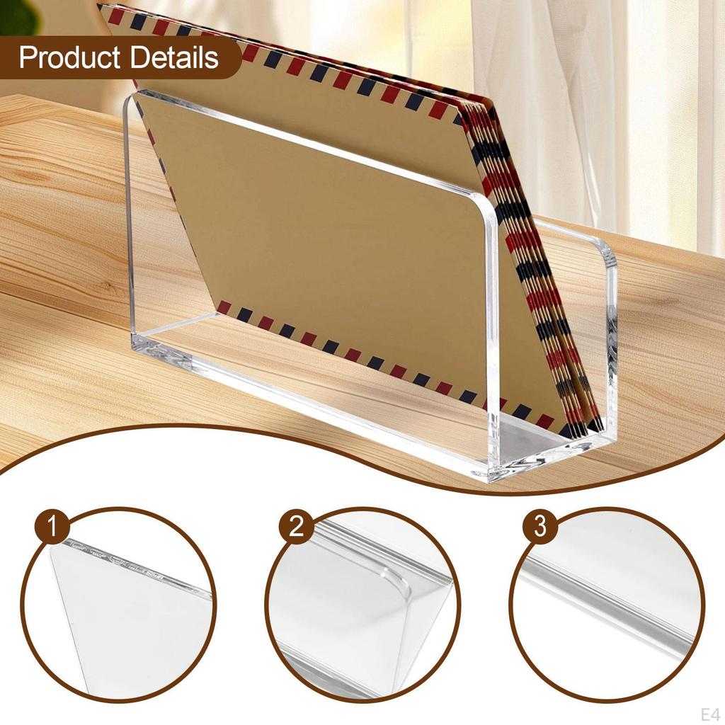 Настольный держатель для почты, подставка для сортировки писем, офисные принадлежности, вертикальная стойка-органайзер для сортировки счетов