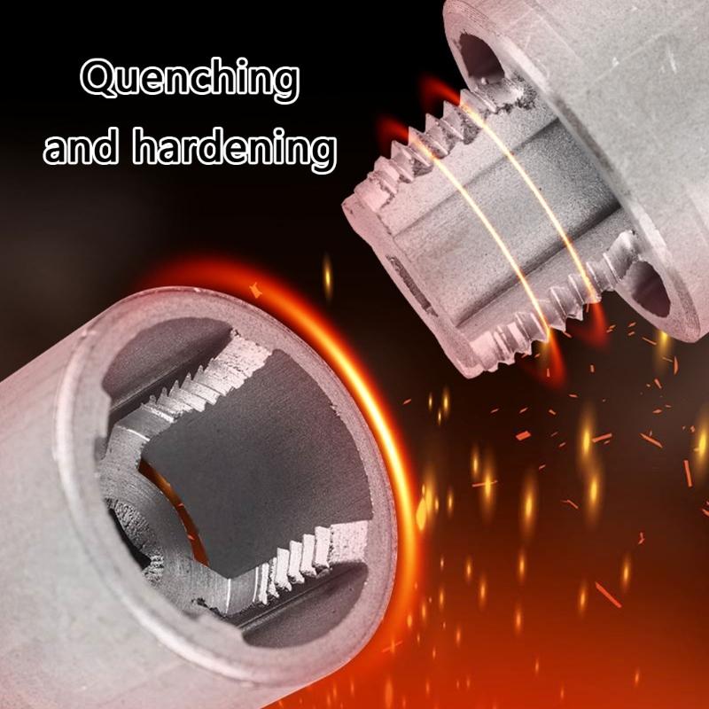 Набор для нарезания резьбы на ПВХ трубах для электродрели Инструмент для нарезания резьбы на ПВХ трубах для электродрели Нарезание внутренней резьбы