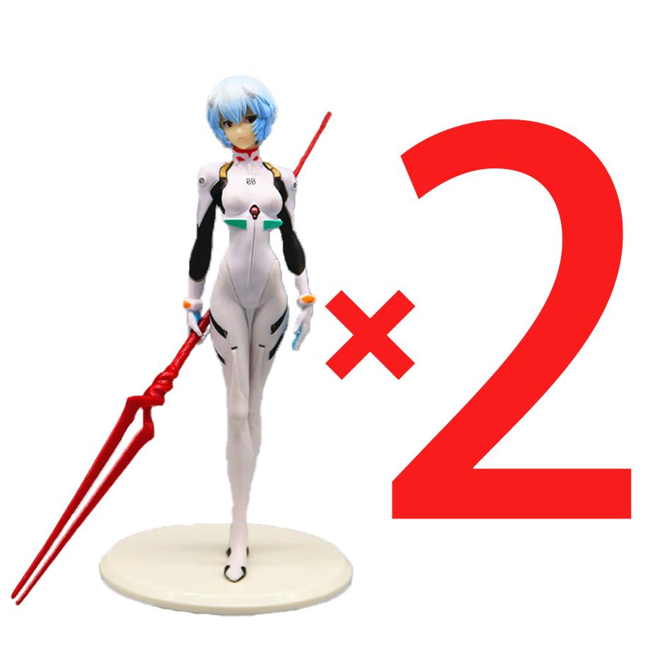 1-5 шт. 22 см Аниме NEON GENESIS EVANGELION EVA Аянами Рей кавайная фигурка ПВХ модель игрушки кукла коллекционные украшения подарки