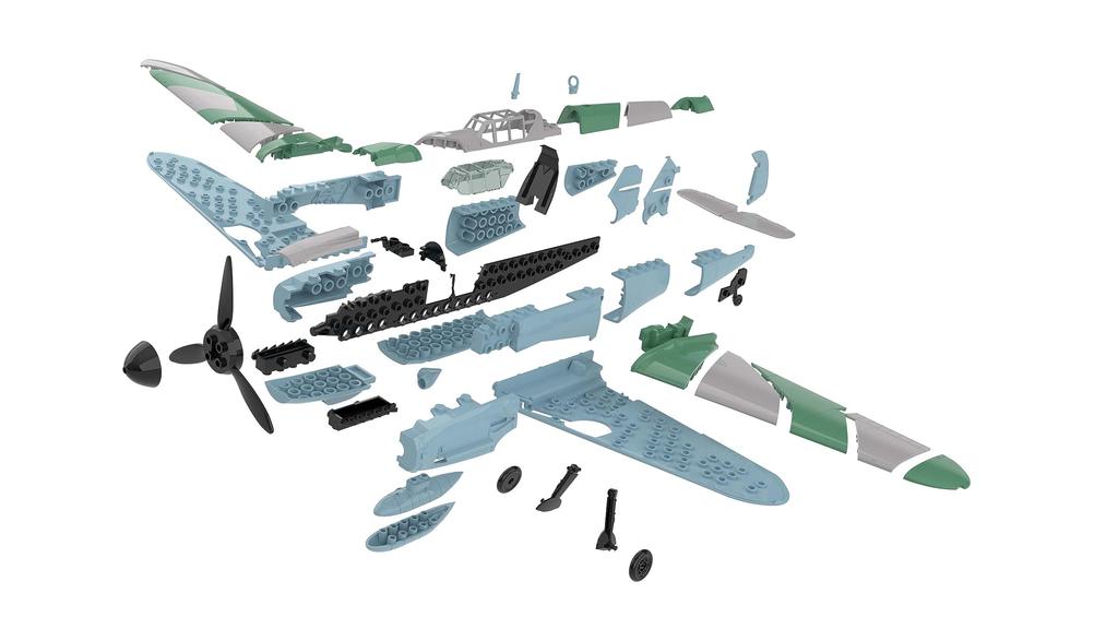 Немецкий Revell Немецкие ВВС Messerschmitt Пластиковая модель 03653 1/32 BF109G-6