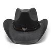 Outdoor Travel Hat European And American Men'S And Women'S Fashion Jazz Hat Western Cowboy Straw Hat