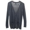 Long Sleeve Cardigan S/P Gray Knit Women Used