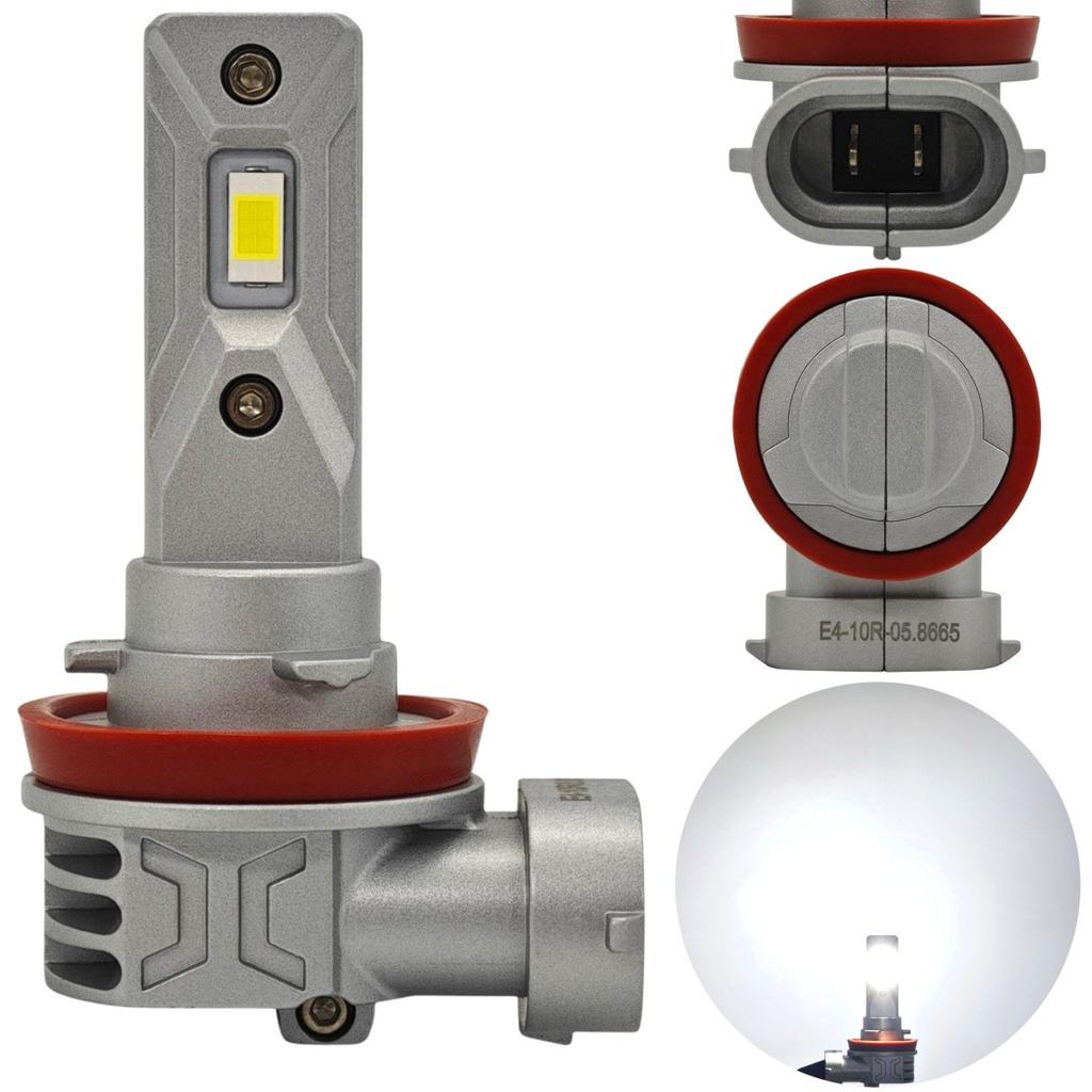 2 Pcs H9 LED Bulbs 12-24V CANBUS CSP White, Powerful 5000lm New Off-Road