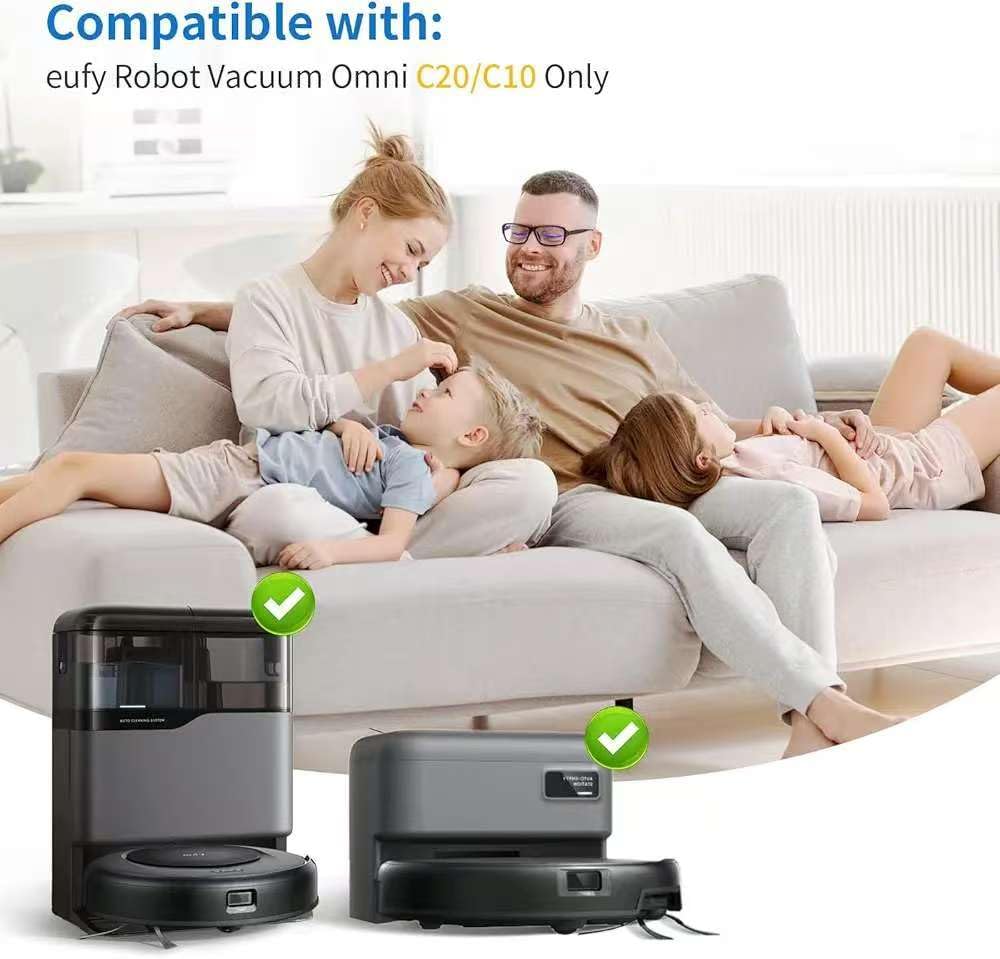 AE Anchor C10 Dust Bags for Omni C20 Robot Vacuum Cleaner, Paper Dust Bags, Consumables, Pack of 12