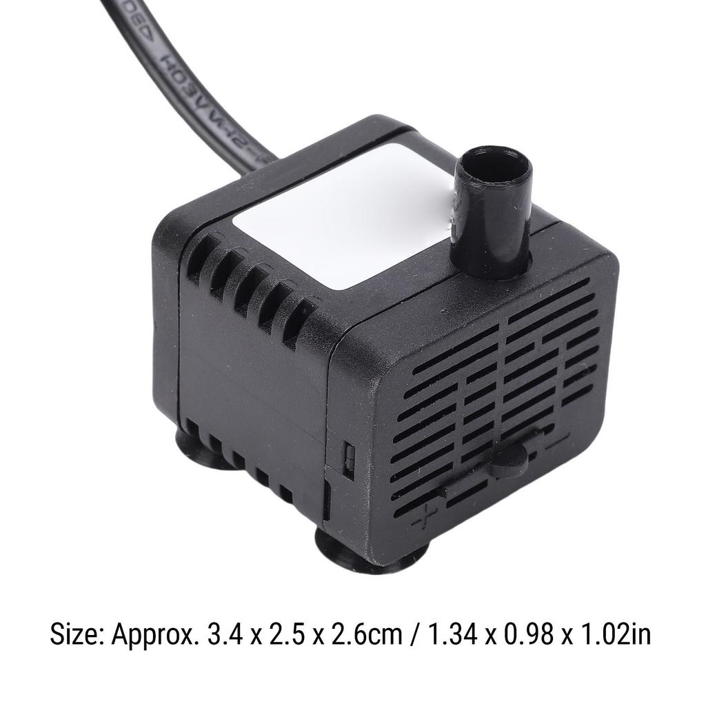 Pet Water Fountain Pump Low Noise Waterproofing Compact Multifunctional Fish Submersible Pump Fish Submersible Pump
