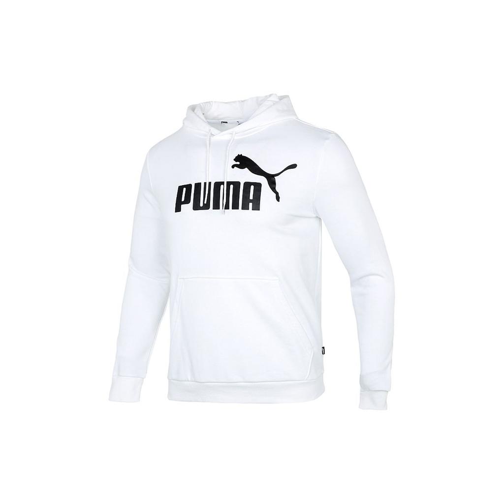 Puma Casual Loose Fit Hooded Sweatshirt Men Tops White 588709-02