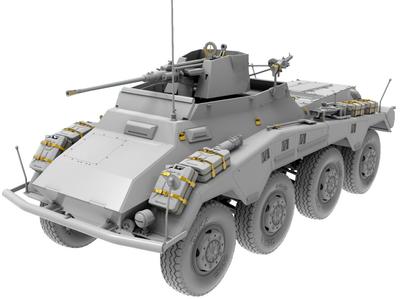 MiniArt С 2см Шверерафет 38 Пластиковый набор модели MA35431 1/35 Sd.Kfz.234/3 (Боевая машина)