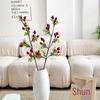High-End Realistic Pomegranate and Berry Artificial Flower Branch for Decor