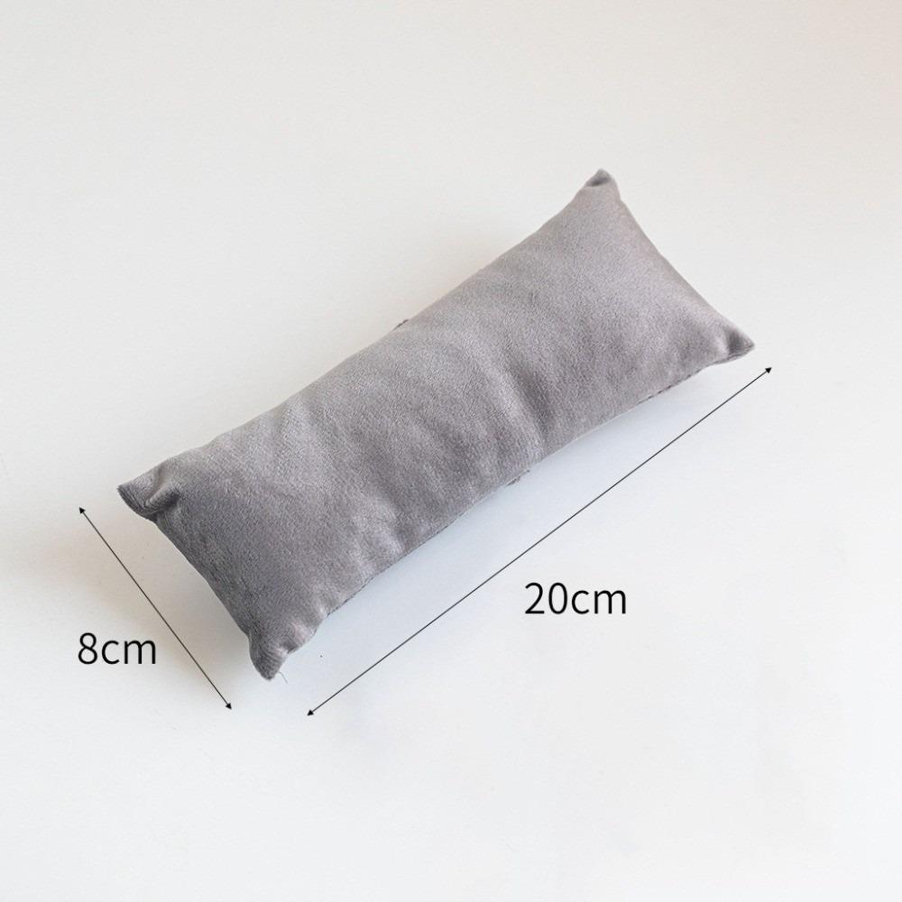 Velvet/leather Jewelry Pillow Stand Small Pillow Prop Watch Bracelet Bangle Cushion Holder Gifts Display Organizer Pillow