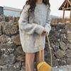 Twist Round Neck Pullover Sweater Female Autumn And Winter New Korean Version Loose Soft Waxy Sweater