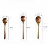 Long Handle Wooden Drinking Spoon Household Japanese Ramen Spoon Dinner Spoon Wooden Tableware